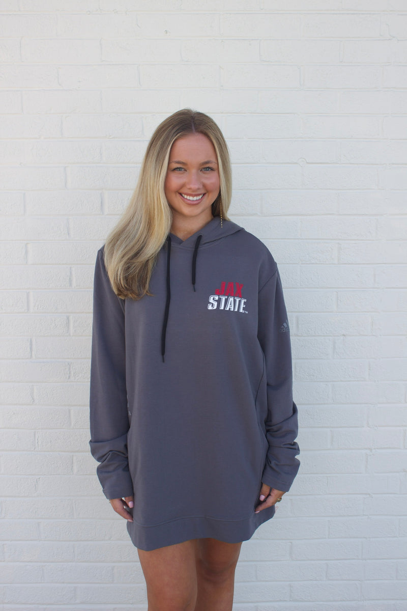 Jax State Lightweight three-striped Hoodie