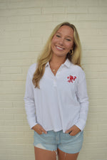 Women's Adidas Beyond Long Sleeve Loose Polo