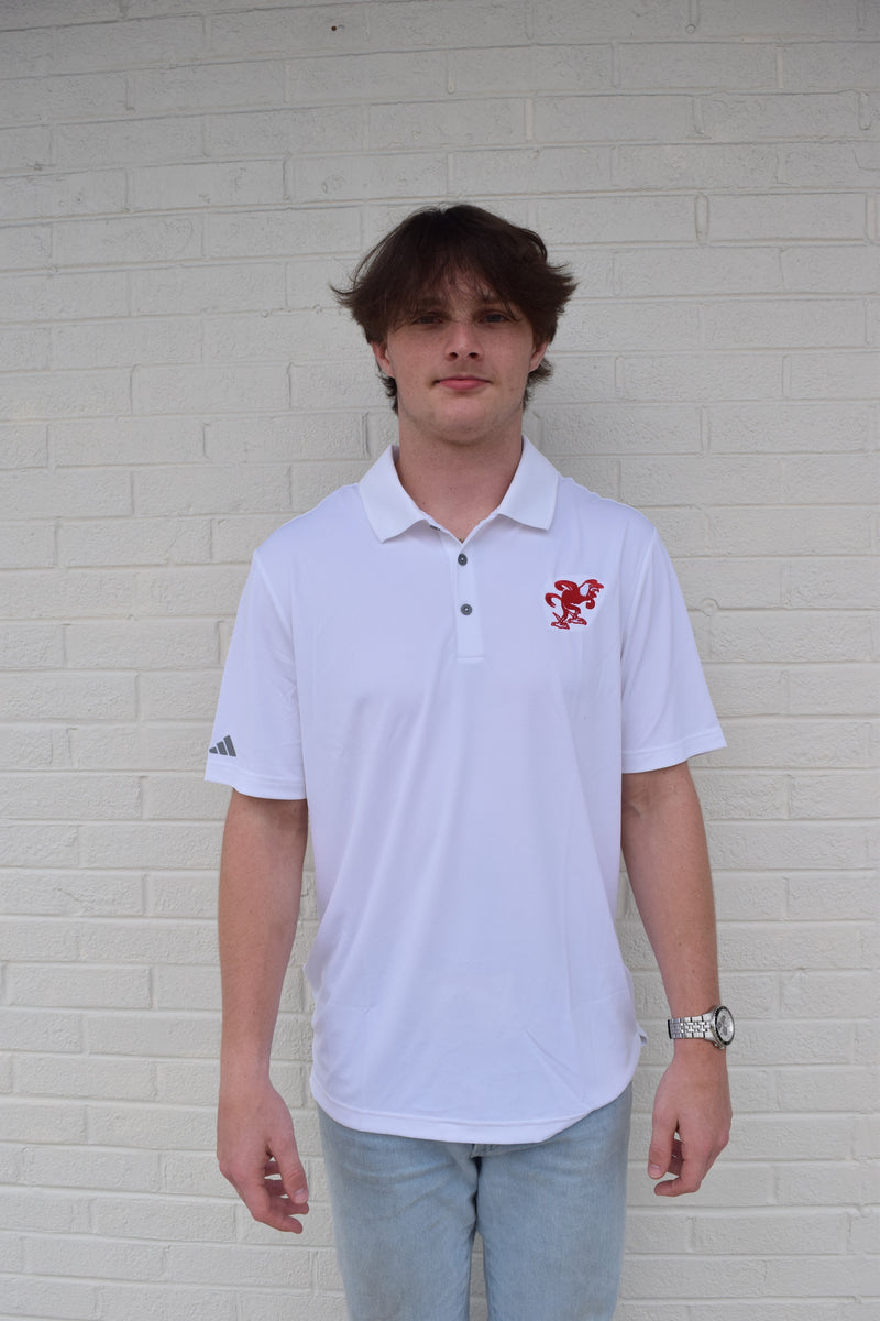 Mens AKC White Polo