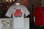 Jax State Football Adidas Short Sleeve Hoodie