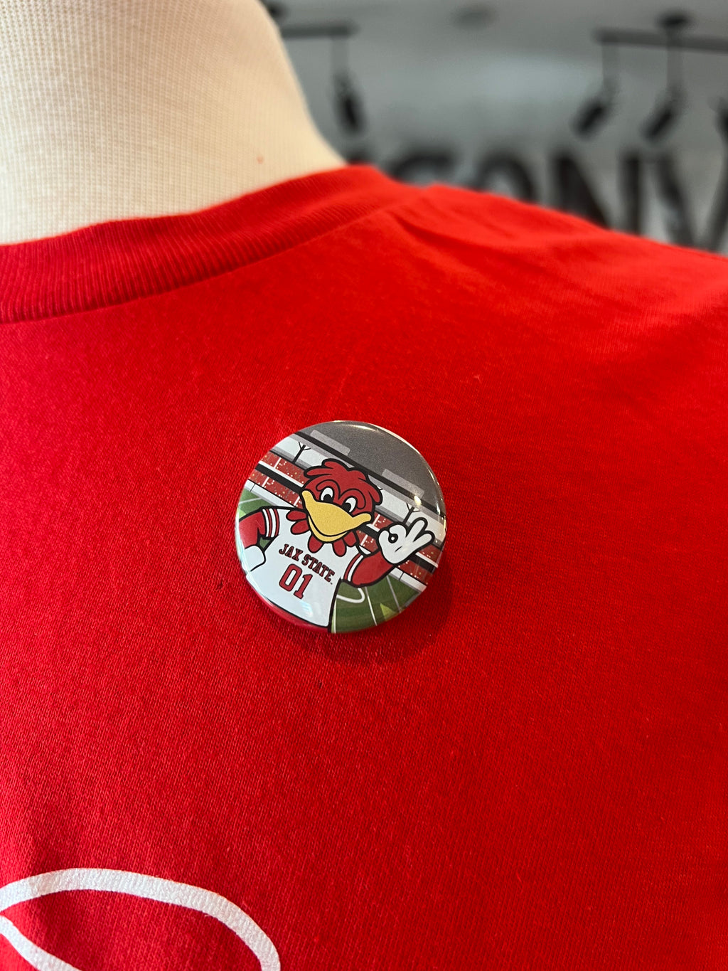 Cocky Small Spirit Button
