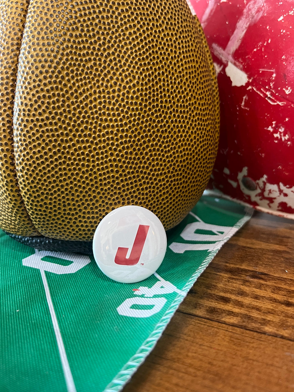 "J" small Spirit Button